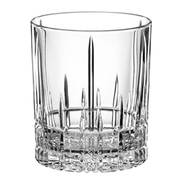 Klar drinkglas Spiegelau Perfect Serve 37cl med rak form och dekorativt mönster