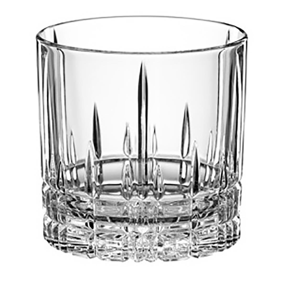 Klar drinkglas Spiegelau Perfect Serve 27cl med rakad form och mönster