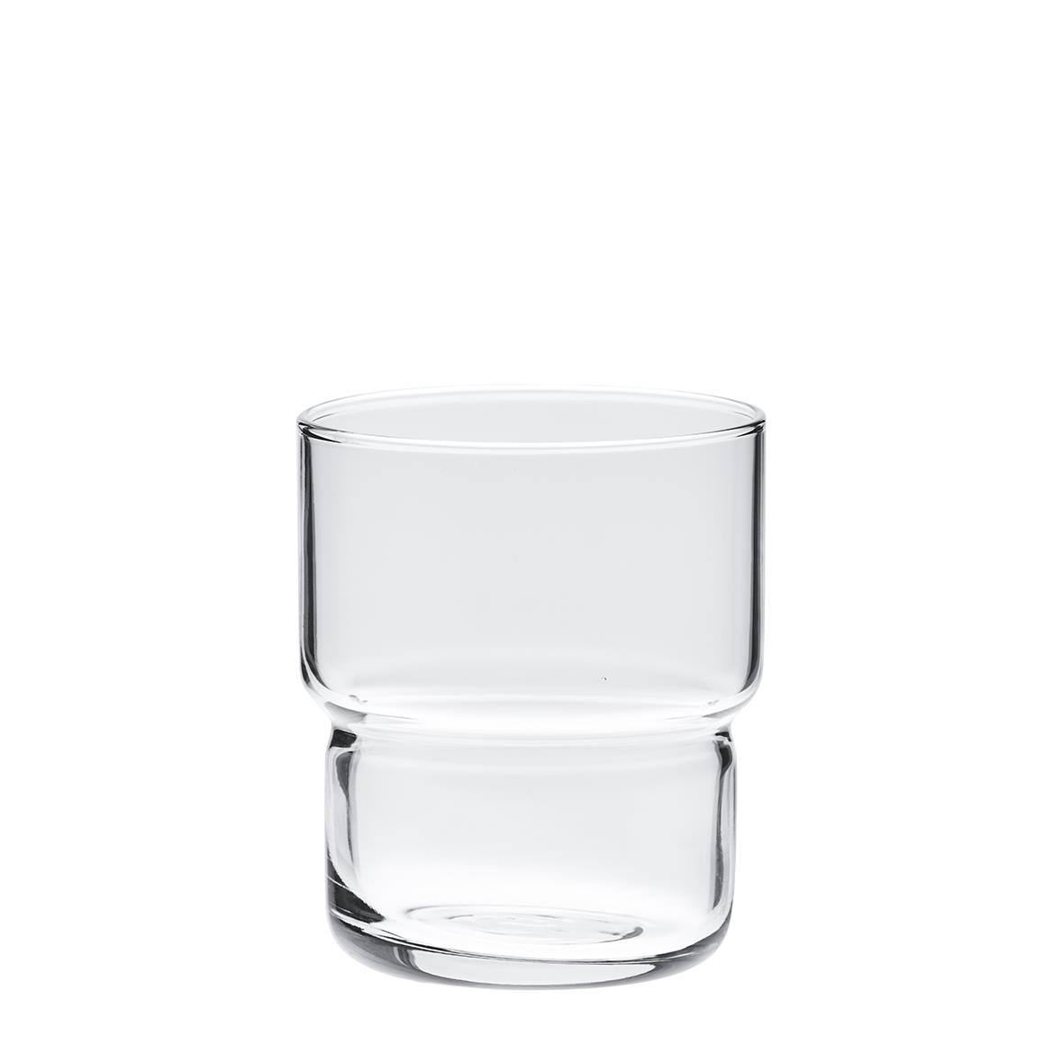 Vattenglas Arcoroc Log med diameter 77mm och höjd 93mm, 27cl kapacitet
