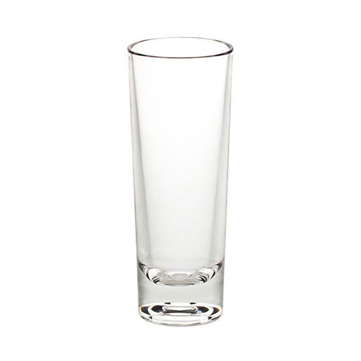 Shotglas Palma i polykarbonat med diameter 40 mm och höjd 103 mm, volym 6 cl
