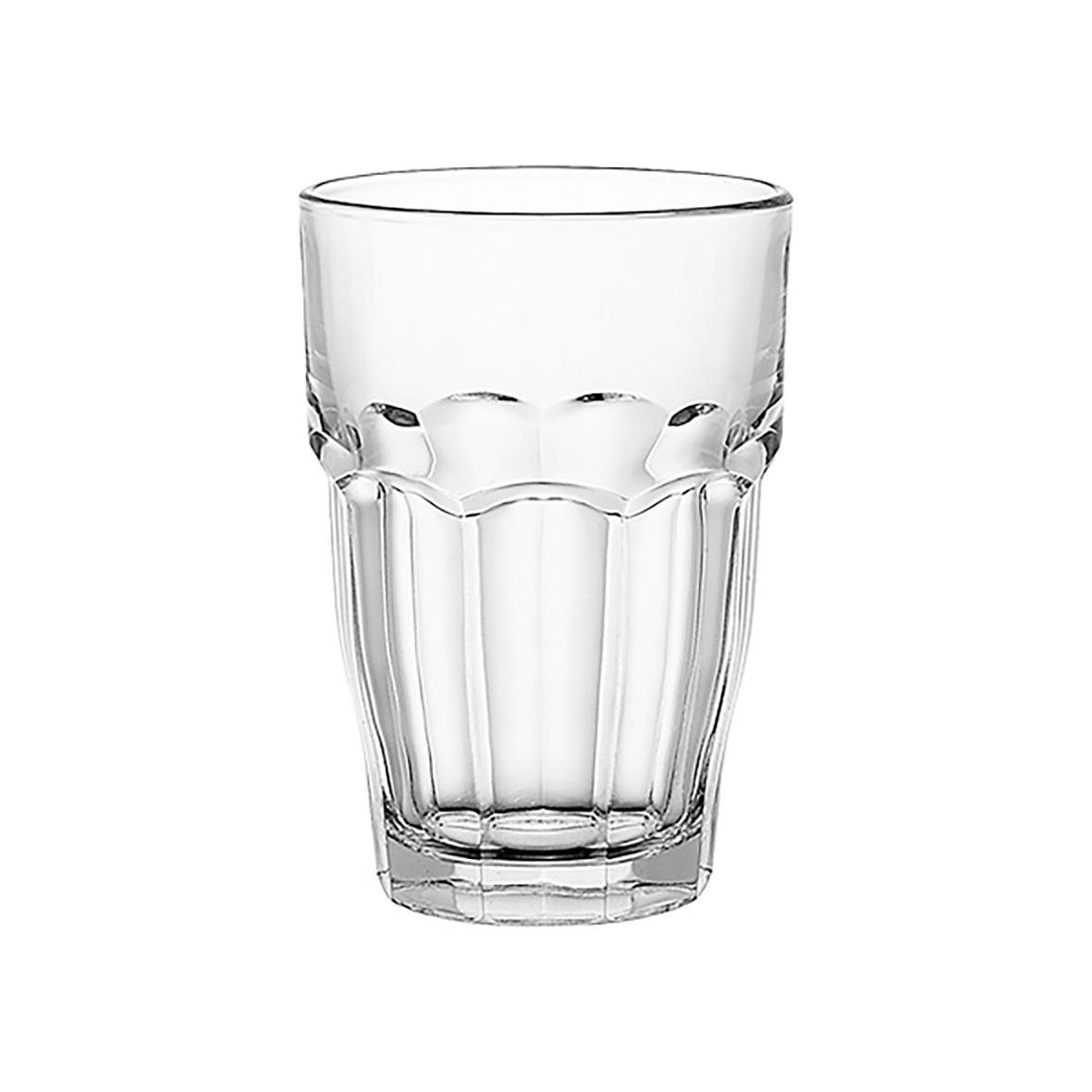 Tydligt glas från Bormioli Rocco Rock Bar med diameter 83mm och höjd 121mm, volym 37cl