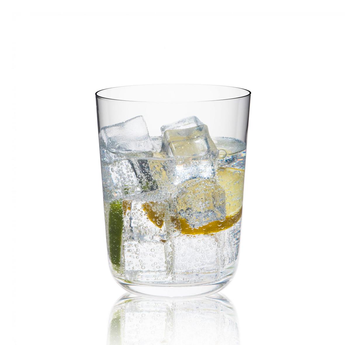 Vattenglas Rona Handy Tumbler med is och citron, diameter 78mm, höjd 100mm, volym 34cl