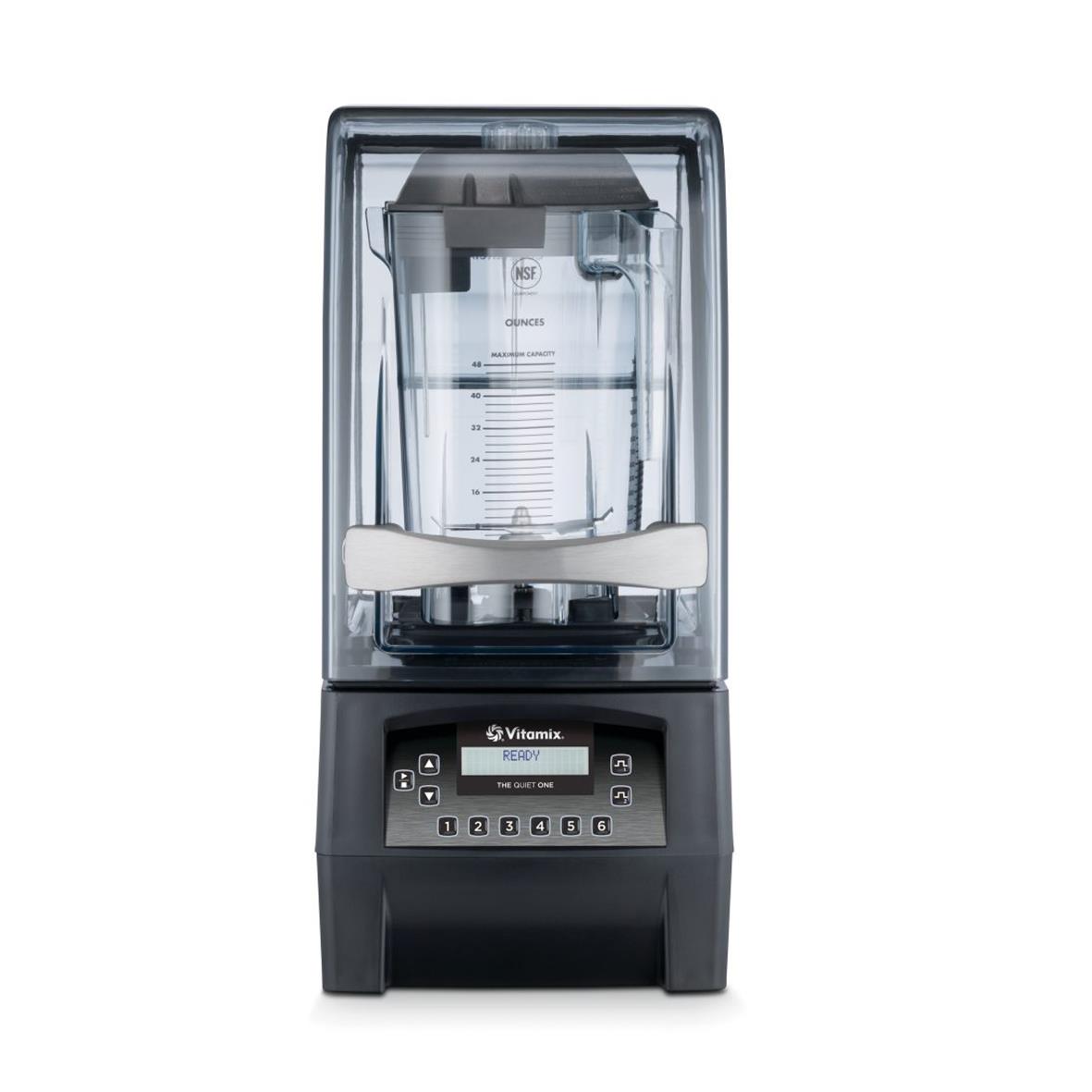 Vitamix The Quiet One blender med tydlig digital display och transparent behållare