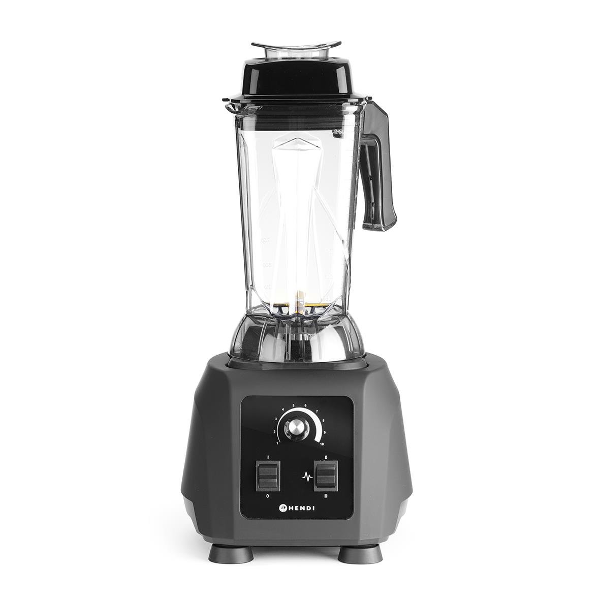 Blender Hendi Bar Blender 1600W med svart bas och genomskinlig behållare