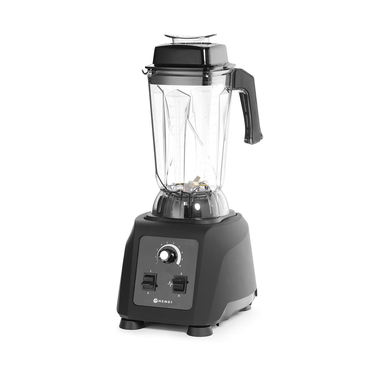 Blender Hendi Bar Blender 1600W med svart bas och genomskinlig behållare