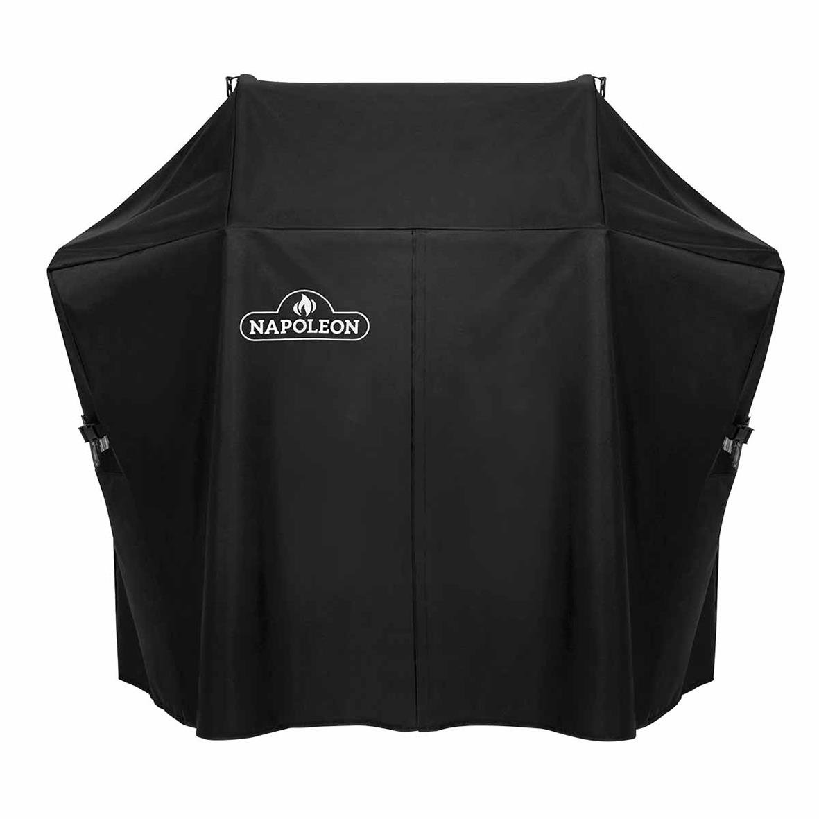 Grillöverdrag för Napoleon Rogue 525-serien med uppfällda sidohyllor
