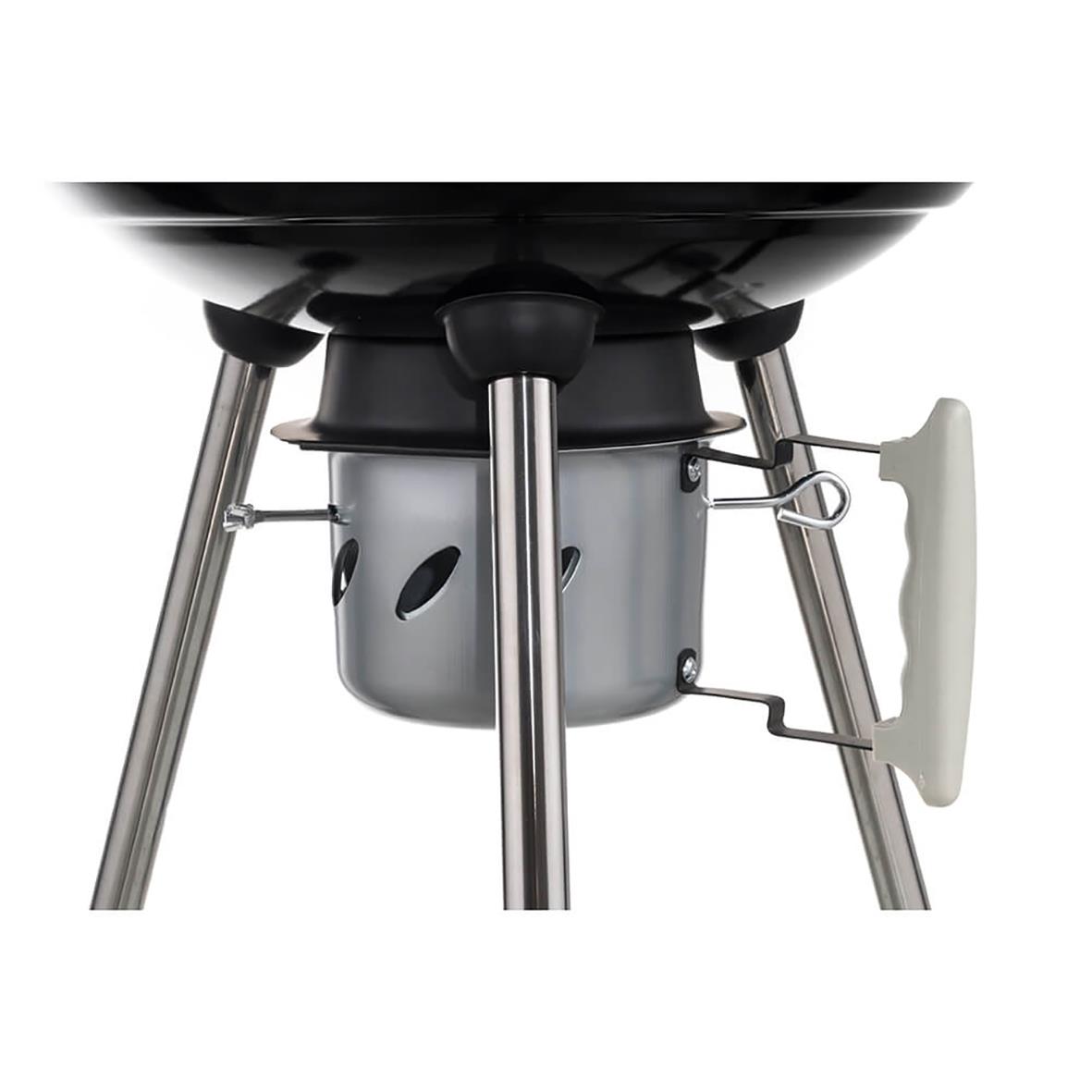 Kolgrill Mustang Basic 47 med svart grillplatta och tre metallben