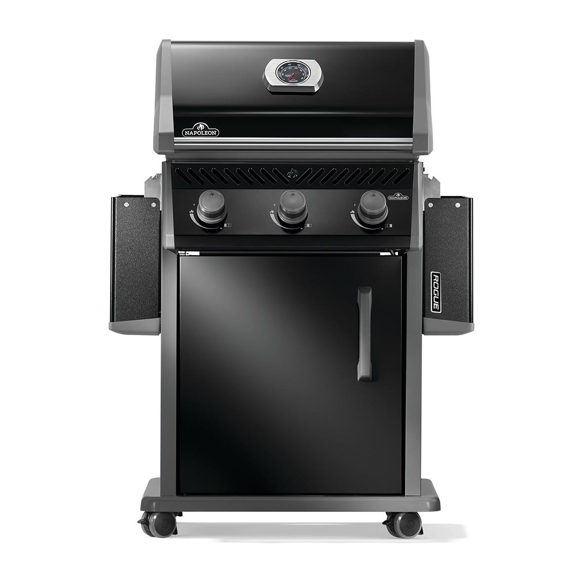 Gasolgrill Napoleon Rouge 425-2 med tre brännare i svart