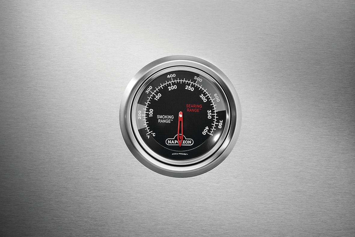 Gasolgrill Napoleon Prestige 500 Connected med sex brännare och rostfri yta