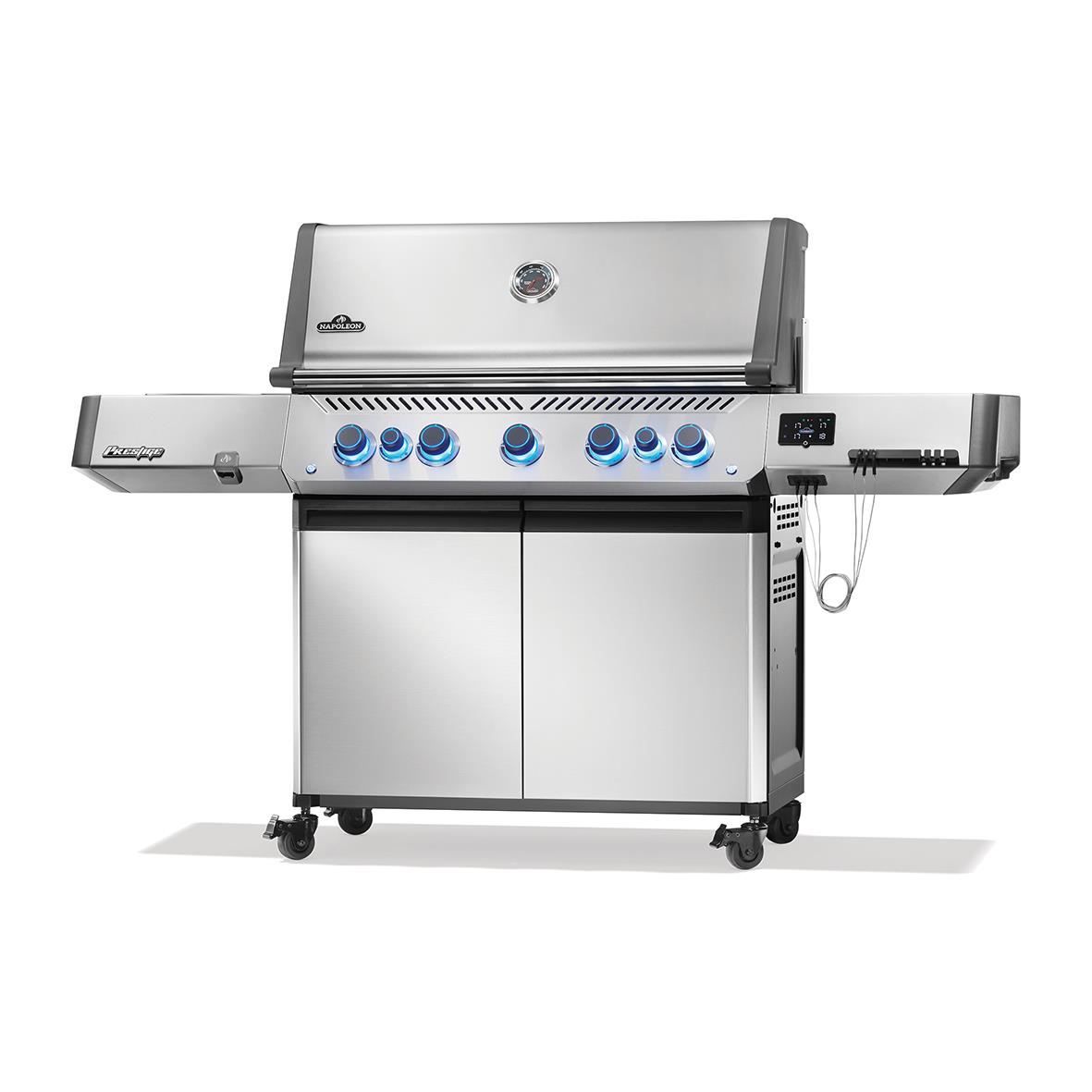 Gasolgrill Napoleon Prestige 665 Connected med 7 brännare i rostfritt stål