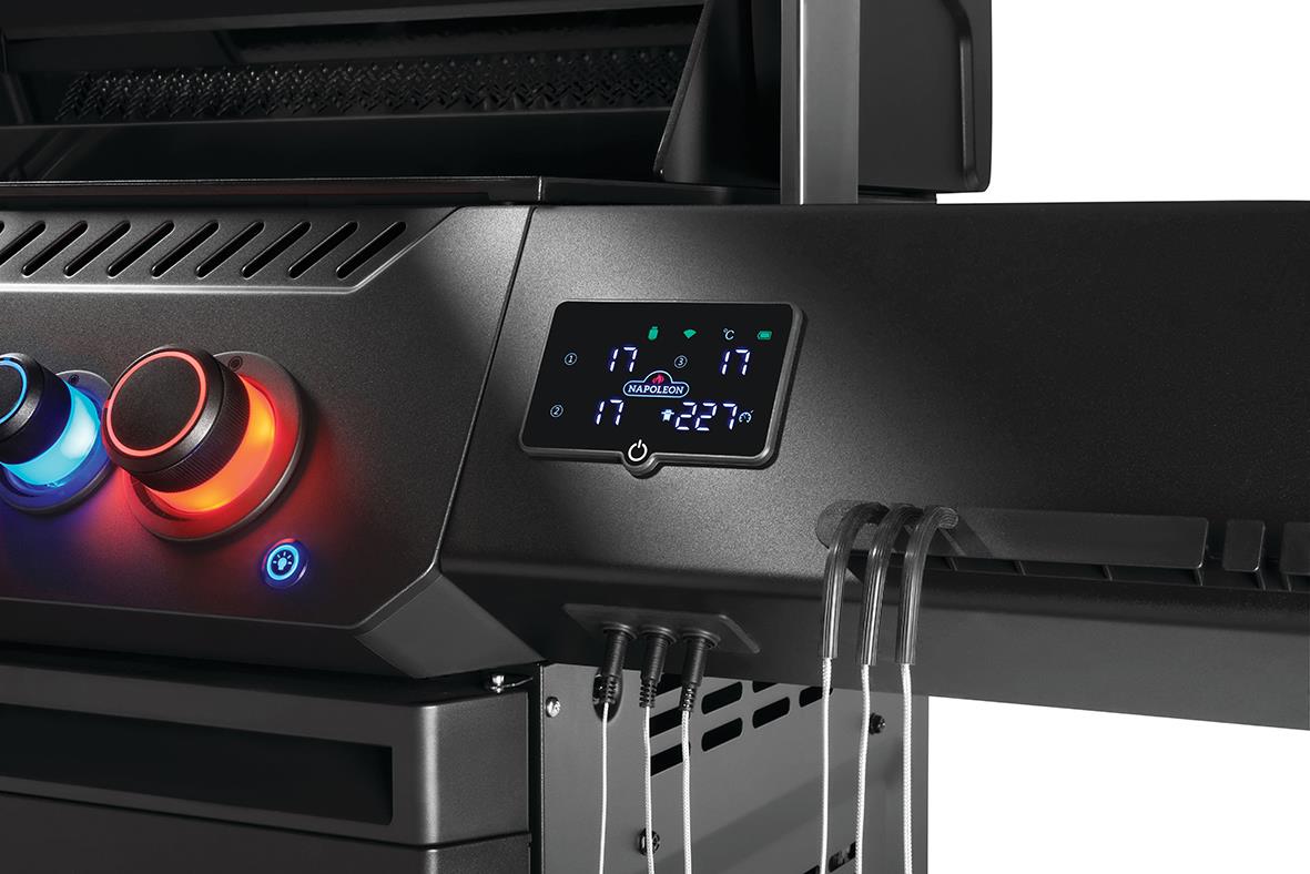Gasolgrill Napoleon Prestige 500 Connected med digital kontrollpanel och sex brännare