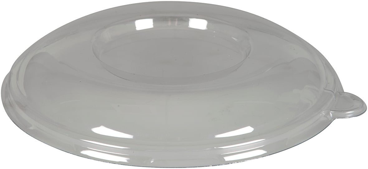 Rund PET-lock till skål på 700/1000ml, transparent plast