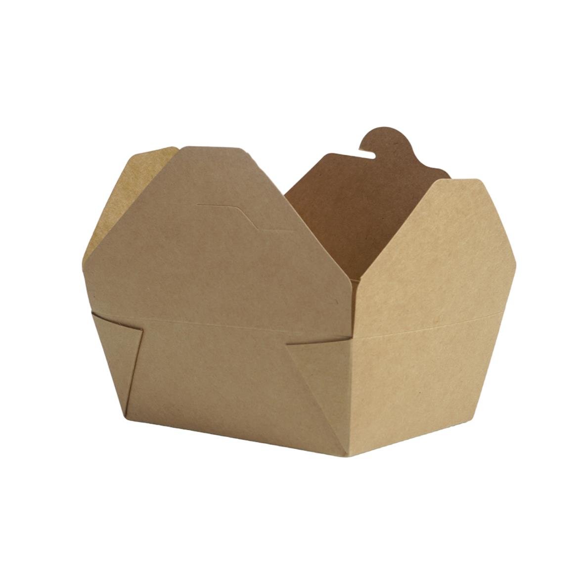 Matlåda Delibox Morris L Brun 231x157x63mm 1800ml i pappmaterial