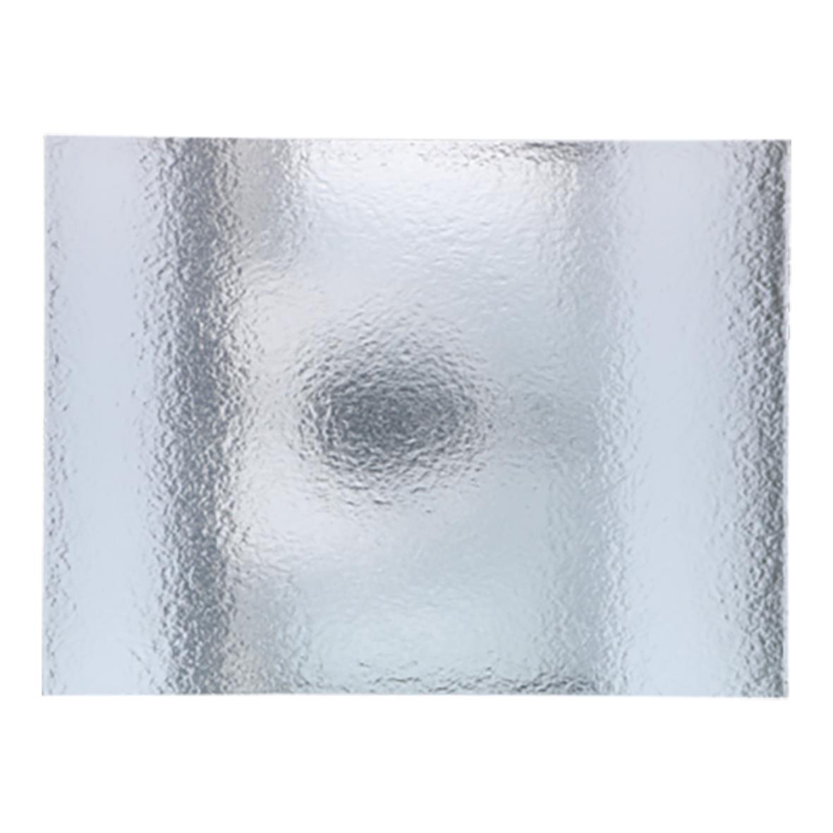 Rektangulär tårtbricka i silver, 300x450mm, reflekterande yta