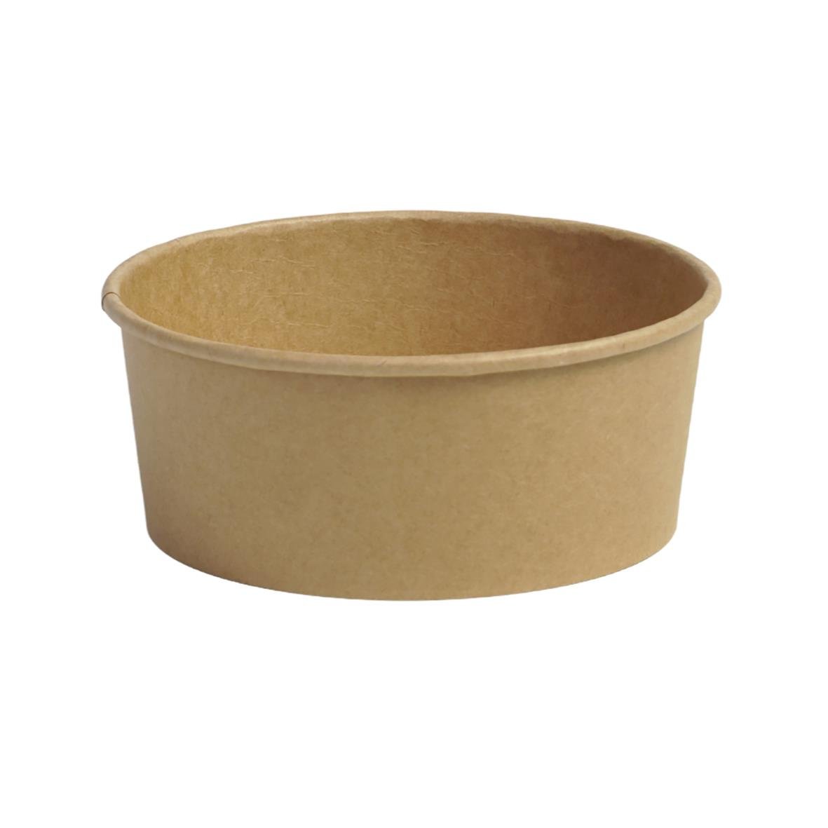 Brun salladsskål Morris Papp 145x60mm 750ml