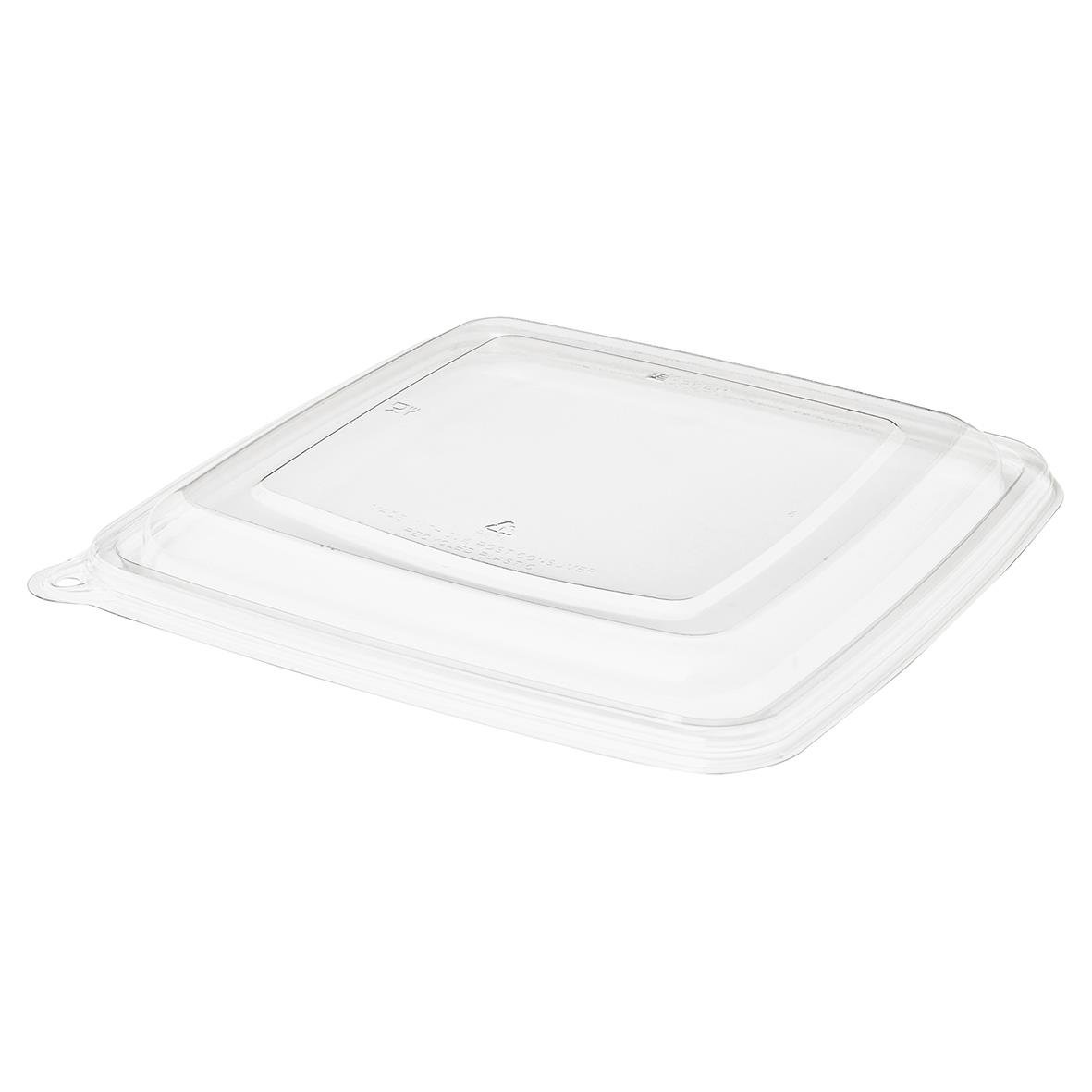 Kupollock till form R-Pet 230x230mm, transparent plastlock för förvaring