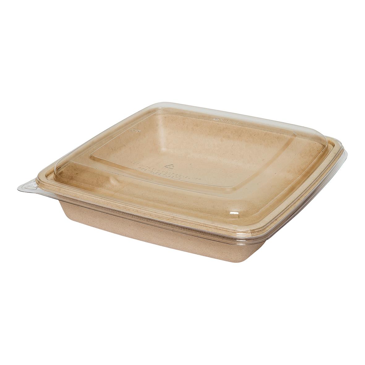 Lock Till Bagasse skål 1000ml Ø 21cm i biologiskt nedbrytbart material