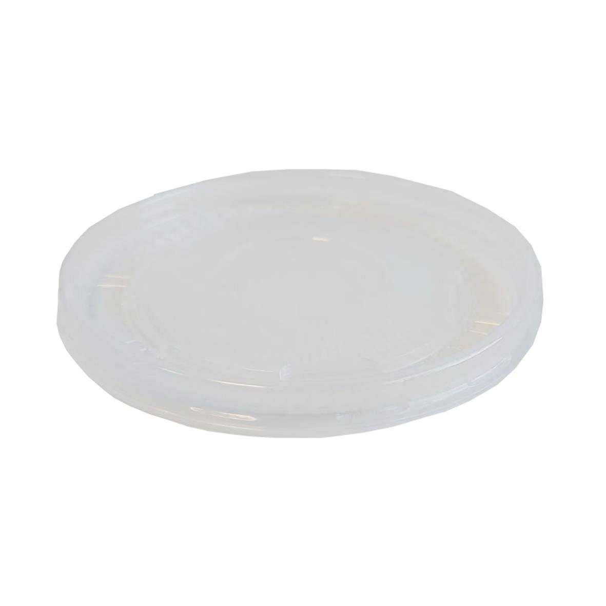 Rund plastlock till pappersform 450ml