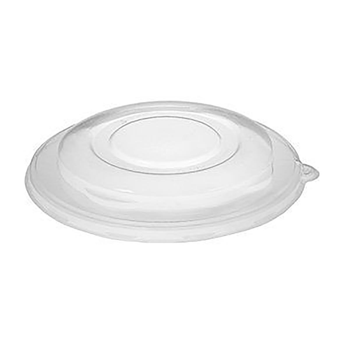 Rund kupollock till Bagasse skål, diameter 21 cm, av plast