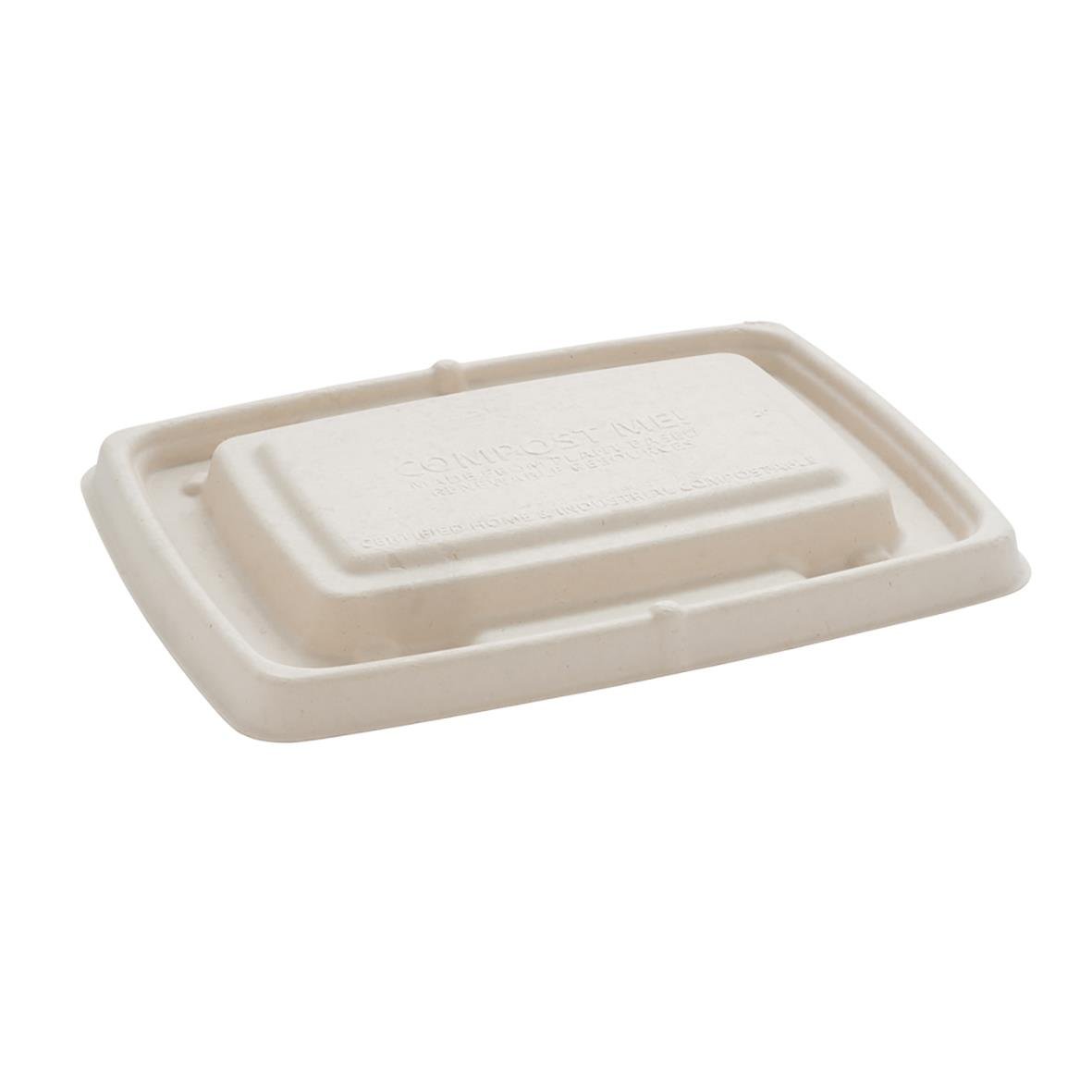 Lock i bagasse till Bagasseform 230x160mm 950ml