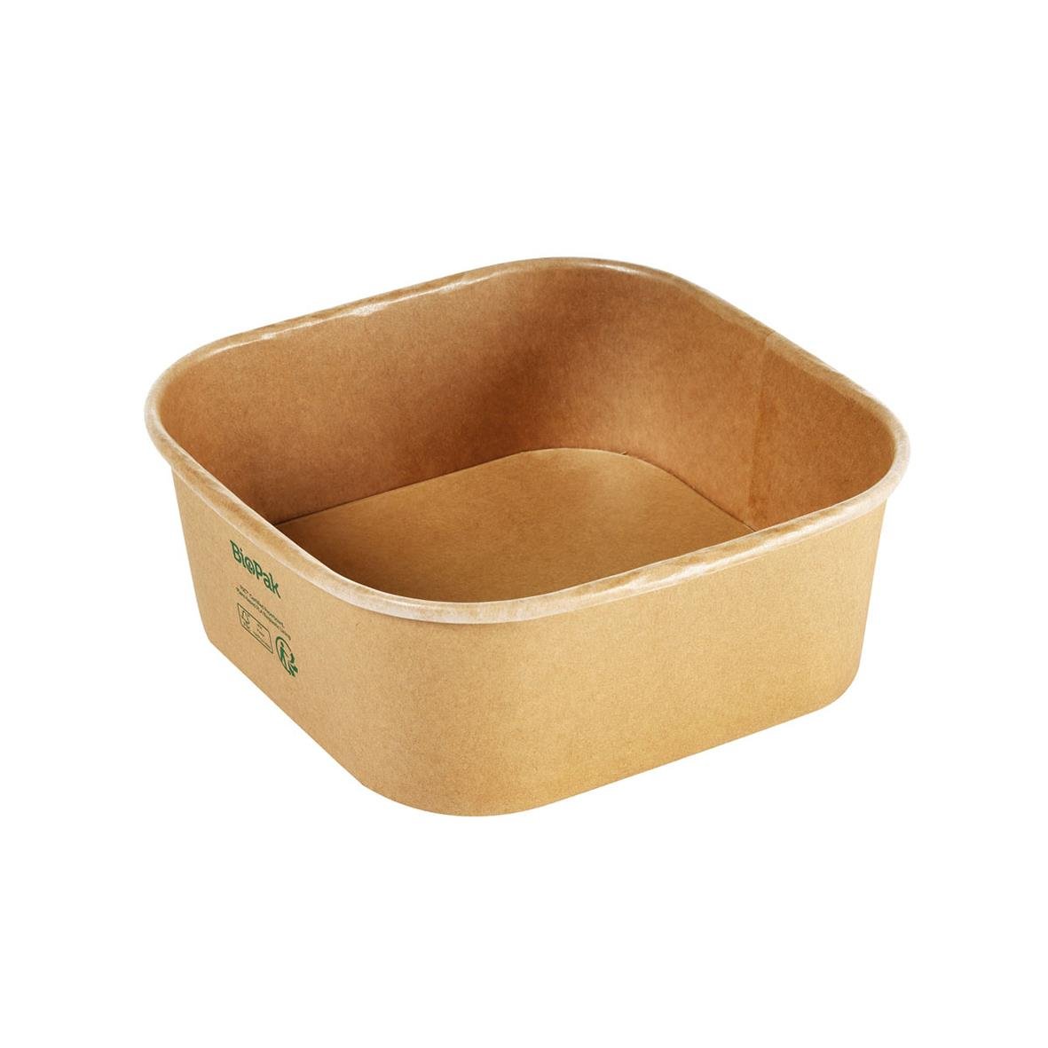 Brun pappersform Duni Brick Large 172x170x65mm 1200ml