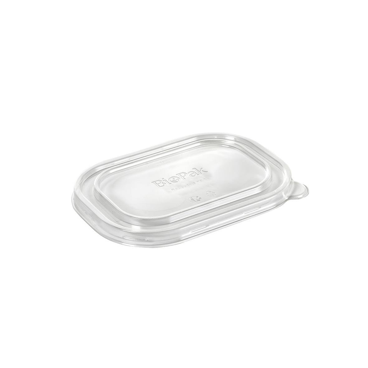 Transparent låsbar plastbehållare för 500-1000 ml med lock