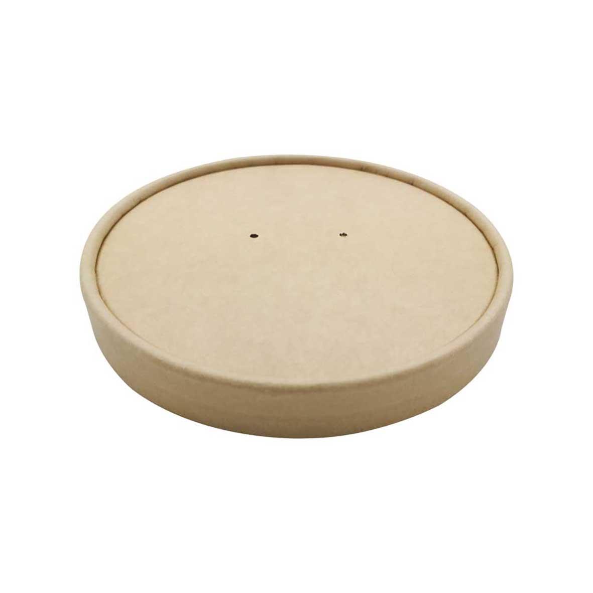 Lock Bägare Soppa 750ml Natur rund keramisk lock