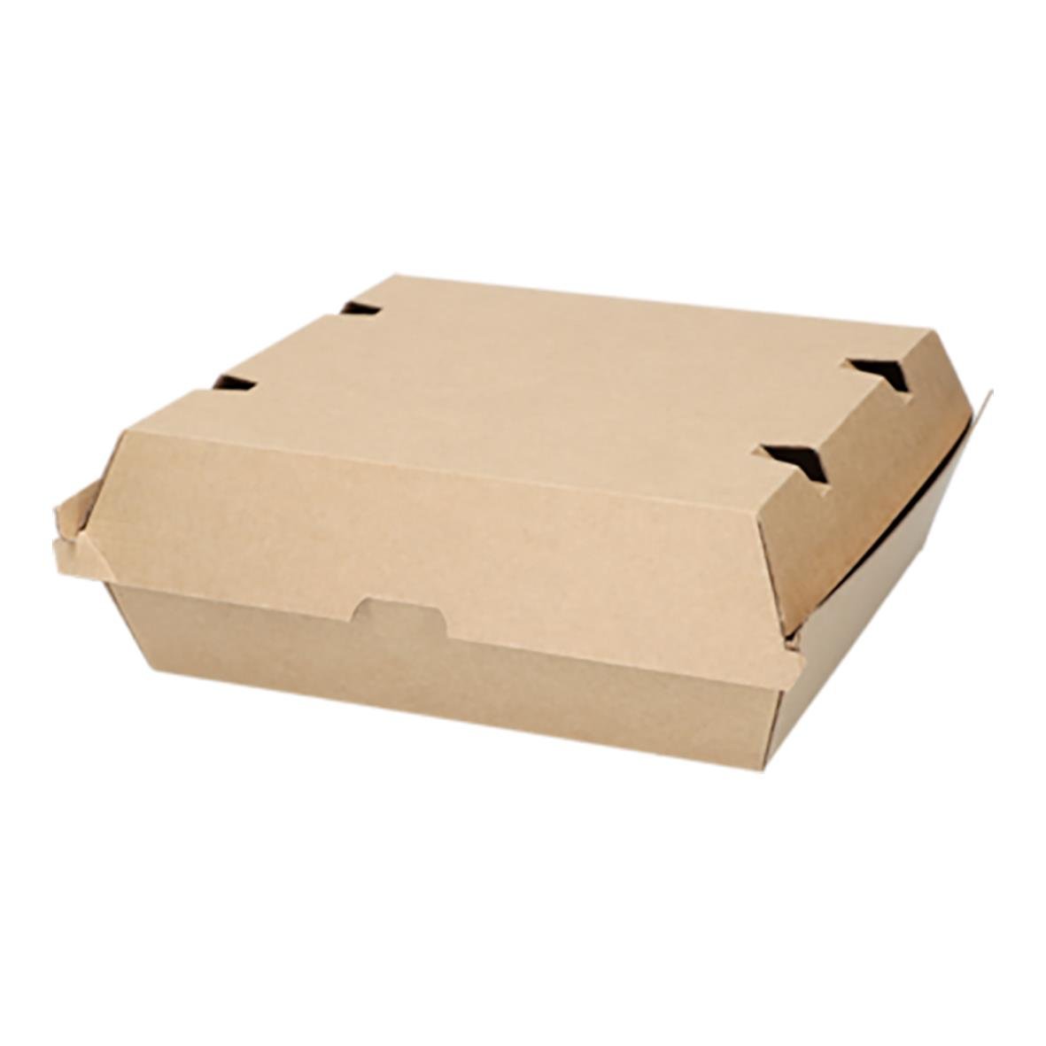 Matbox Take Away Brun 152x200x75mm i kartong för take away mat