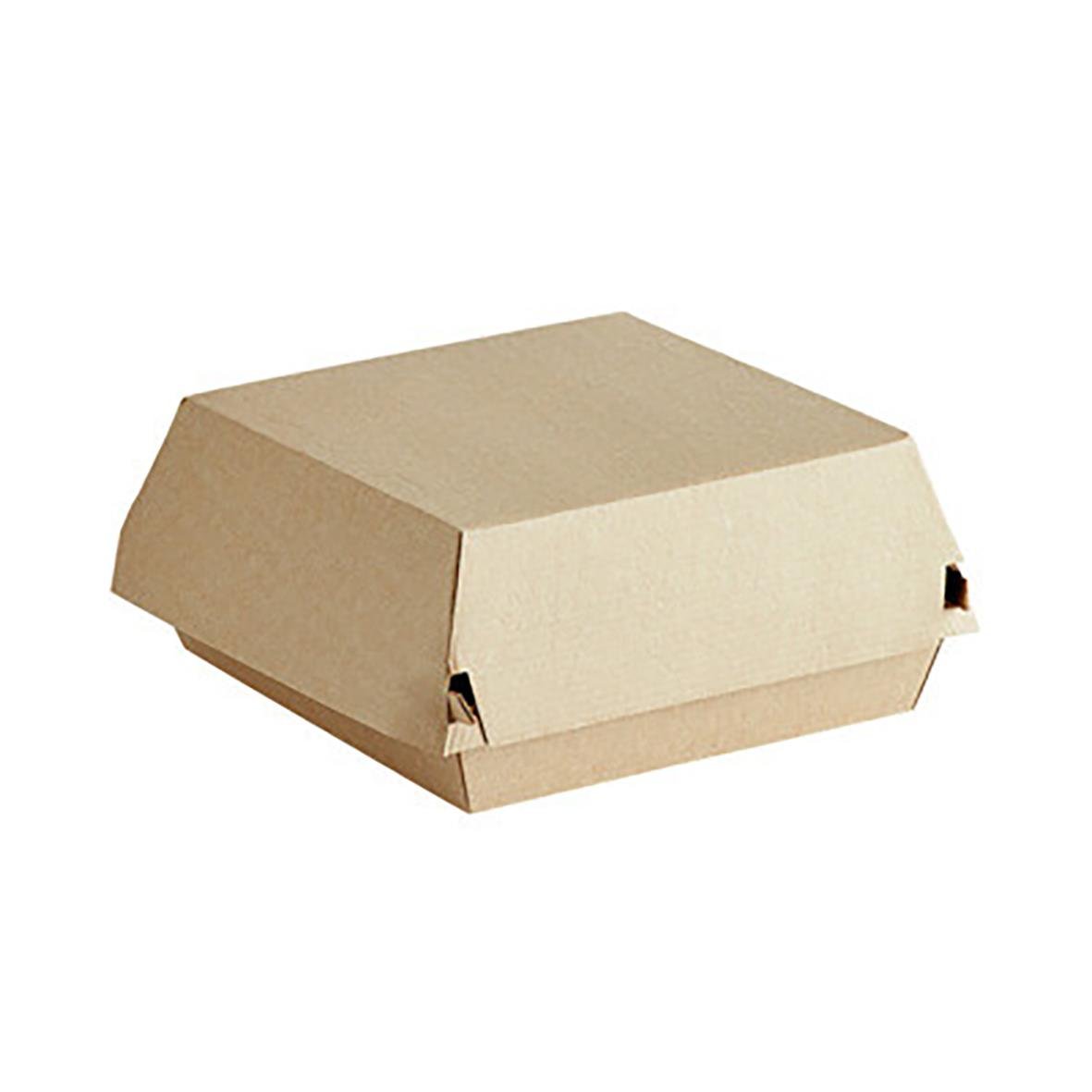 Brun matbox take away 120x120x80mm i kartong