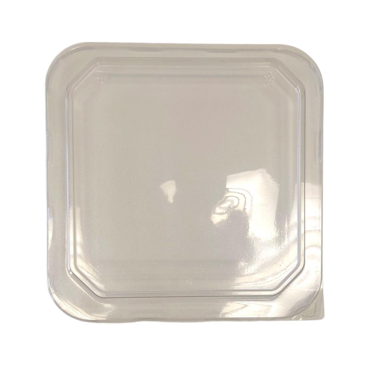 Klar plastlåda med lock för pappersform Petra 1200ml PET