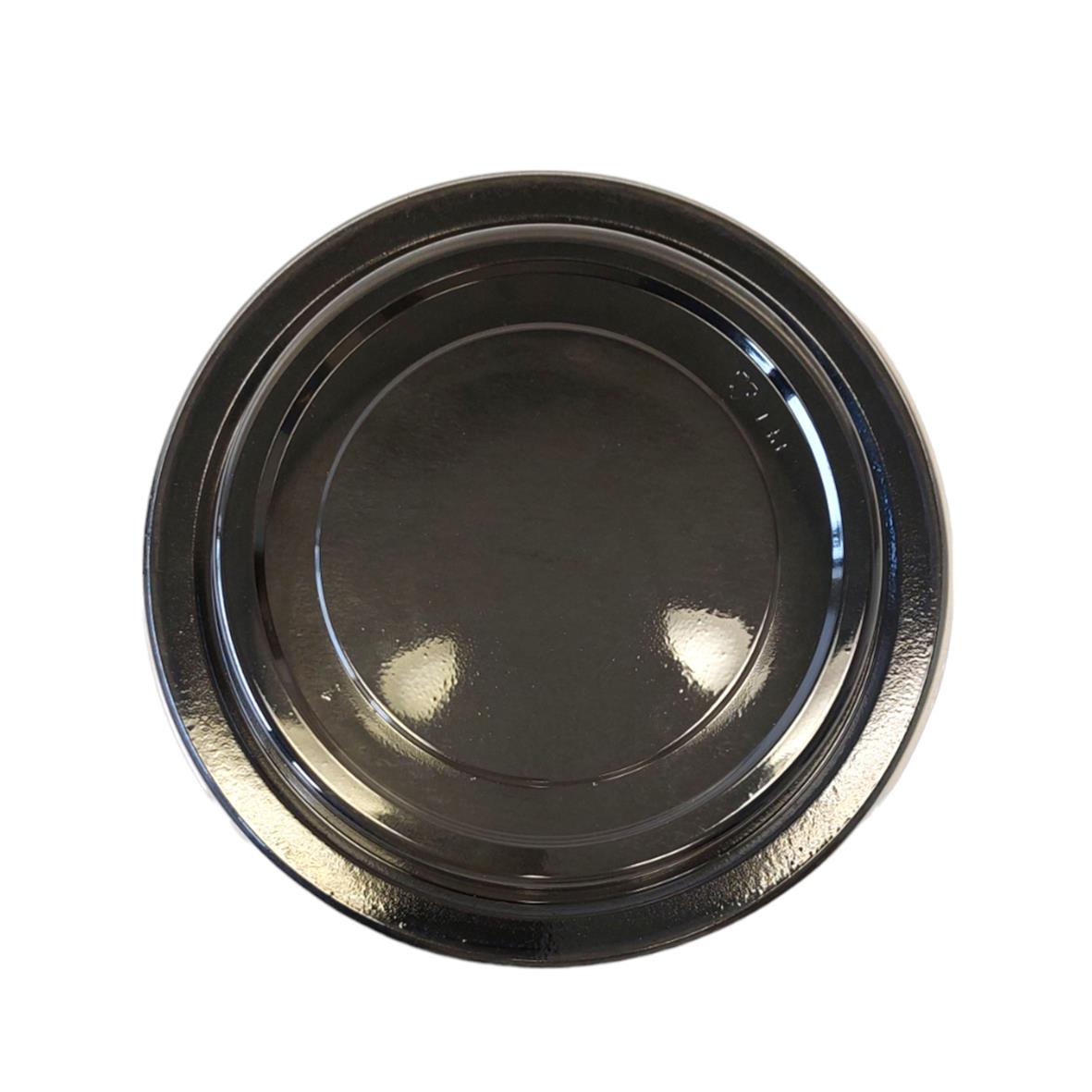 Svart pappersform Petra Brun med Ø165x70mm, 1000ml kapacitet