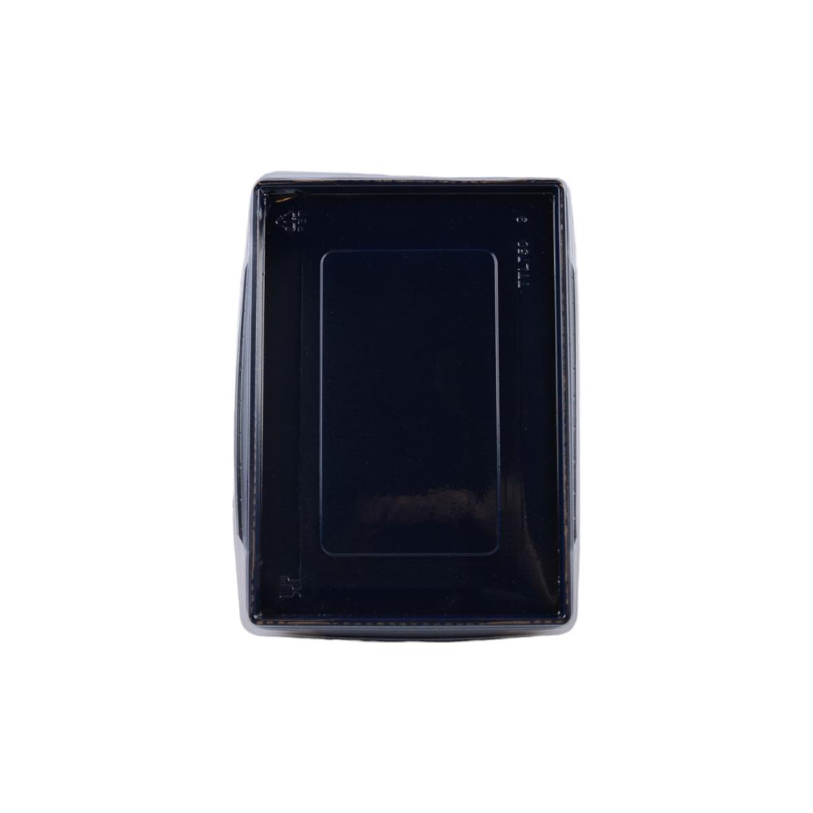 Pappersform med lås i brun/svart, mått 170x120x65mm