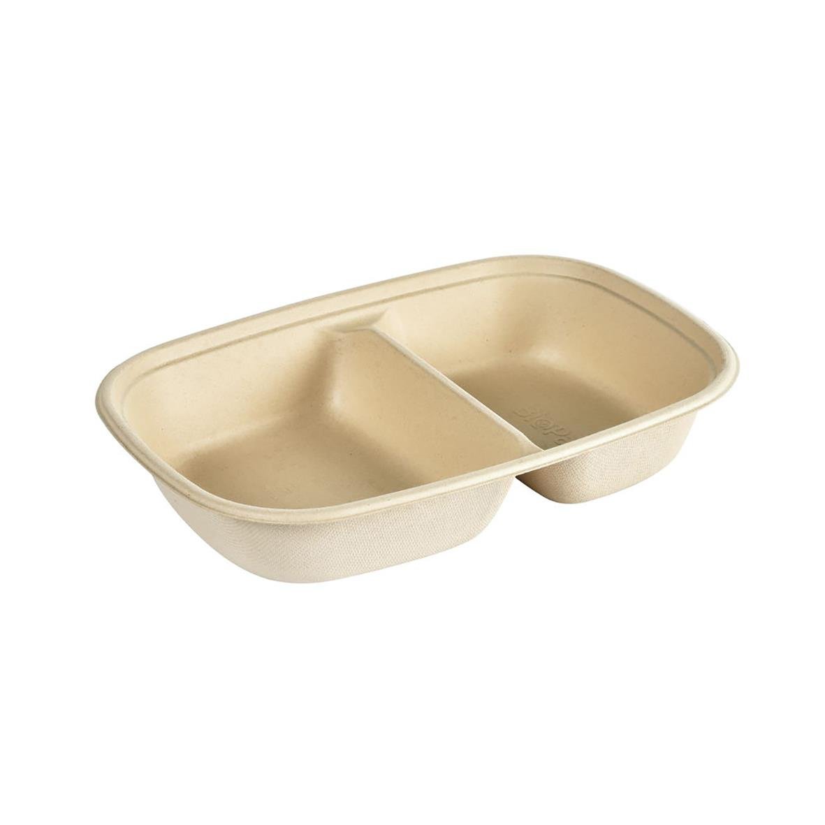 Pappersform Duni Cube 2-fack Bagasse 249x172x45mm för 400/500ml drycker
