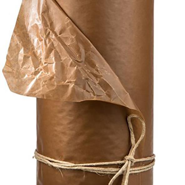 Brunt vaxpapper på rulle, 75 cm bredd, 10 kg