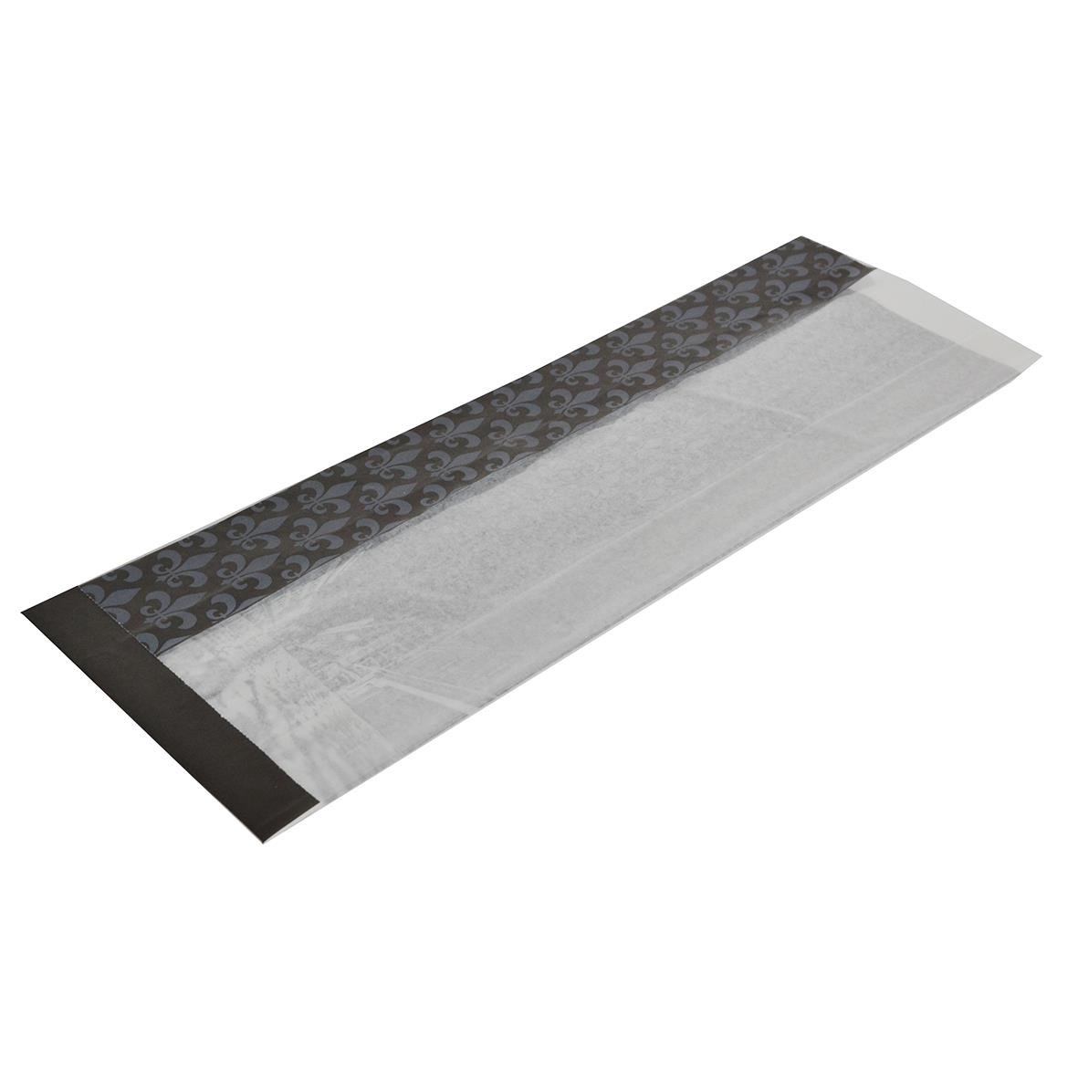 Påse för baguette med fönster i Parisian stil, 120x60x350mm