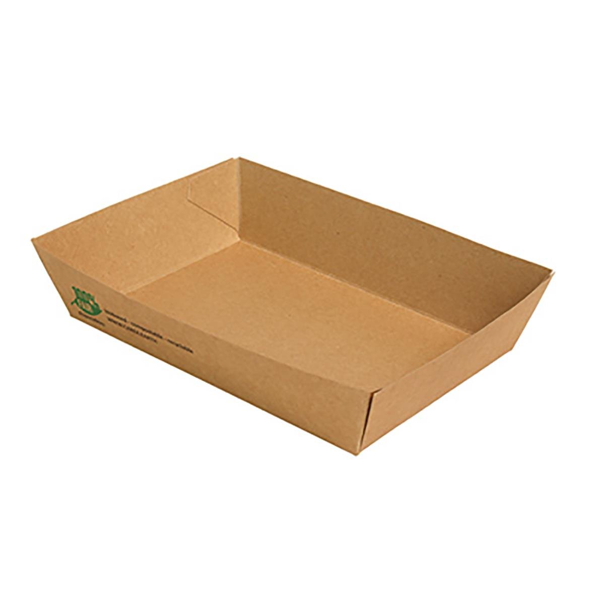 Brun kartonglåda med måtten 70x120x35mm