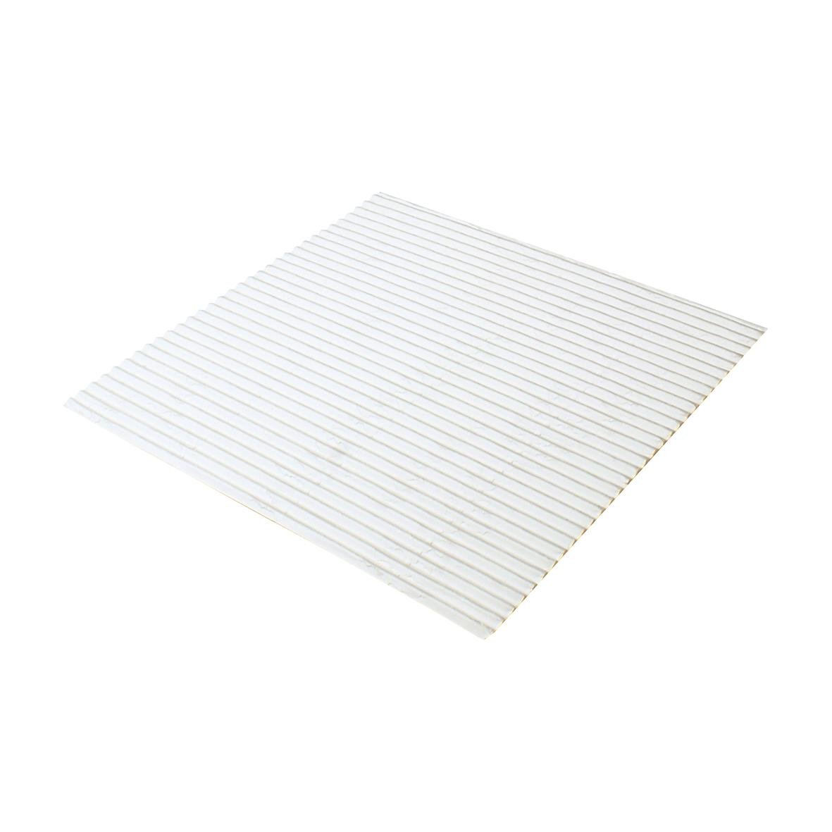 Vit pizzainlägg Wellark 300x300mm med ribbad yta