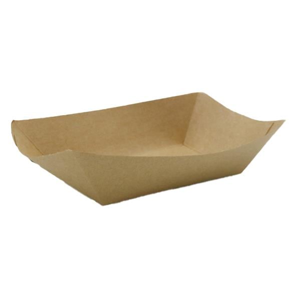 Brun mini matlåda 117x85x28mm i kartong