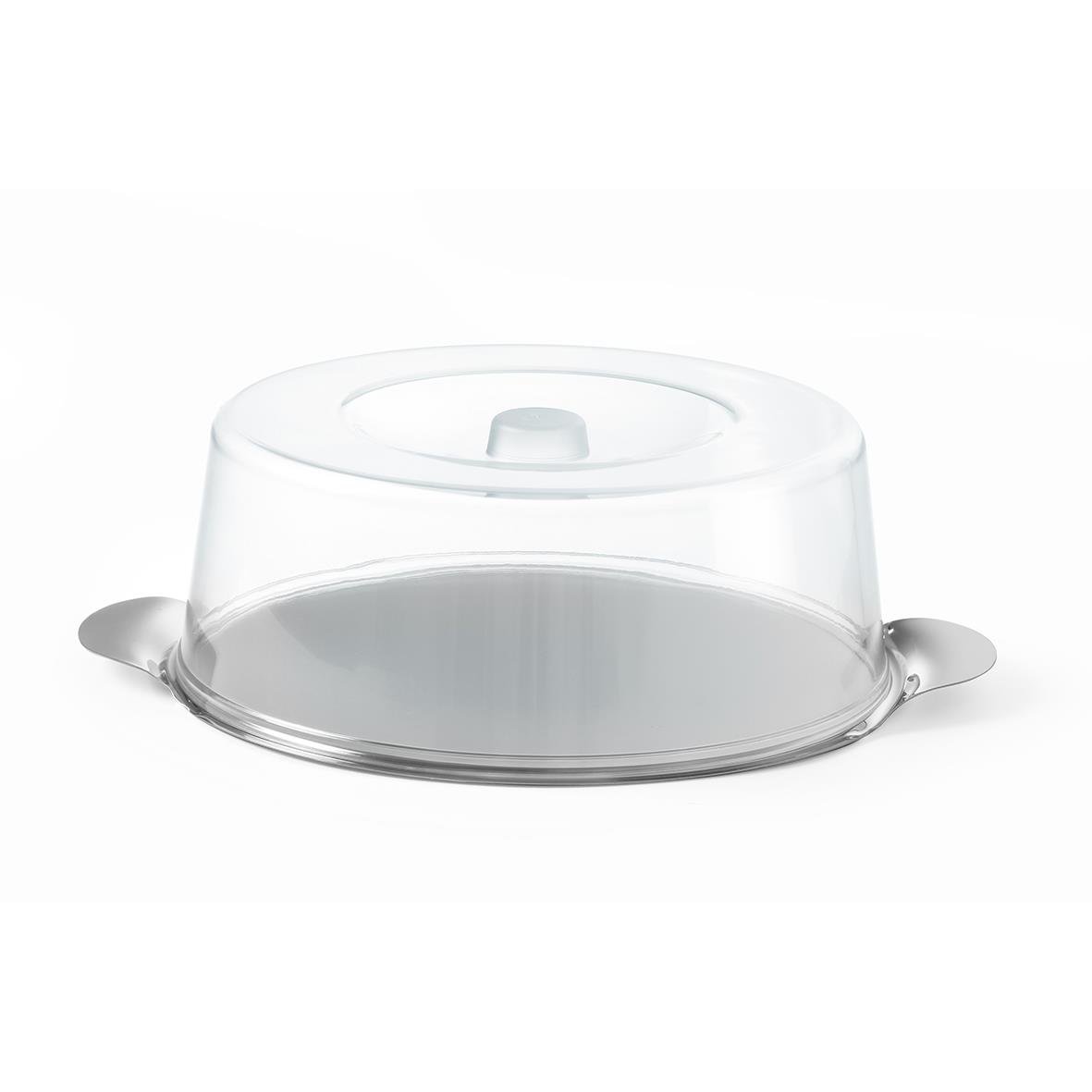 Kakfat med kupa i plast, diameter 300mm, höjd 110mm, med handtag och lock