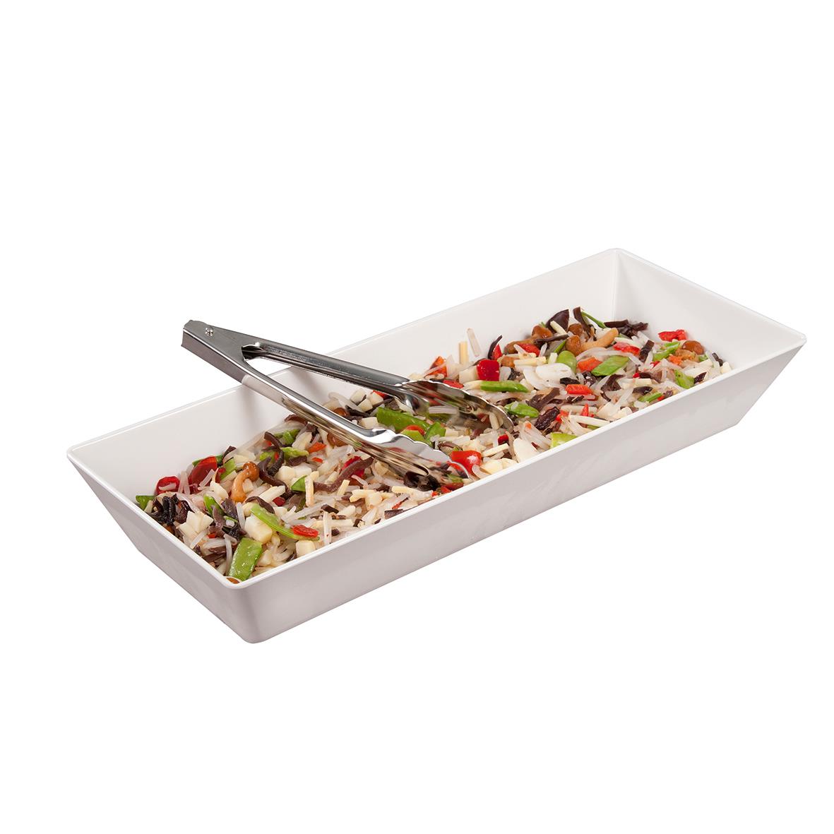 Skål Rektangulär Melamin Vit 500x200x75 mm