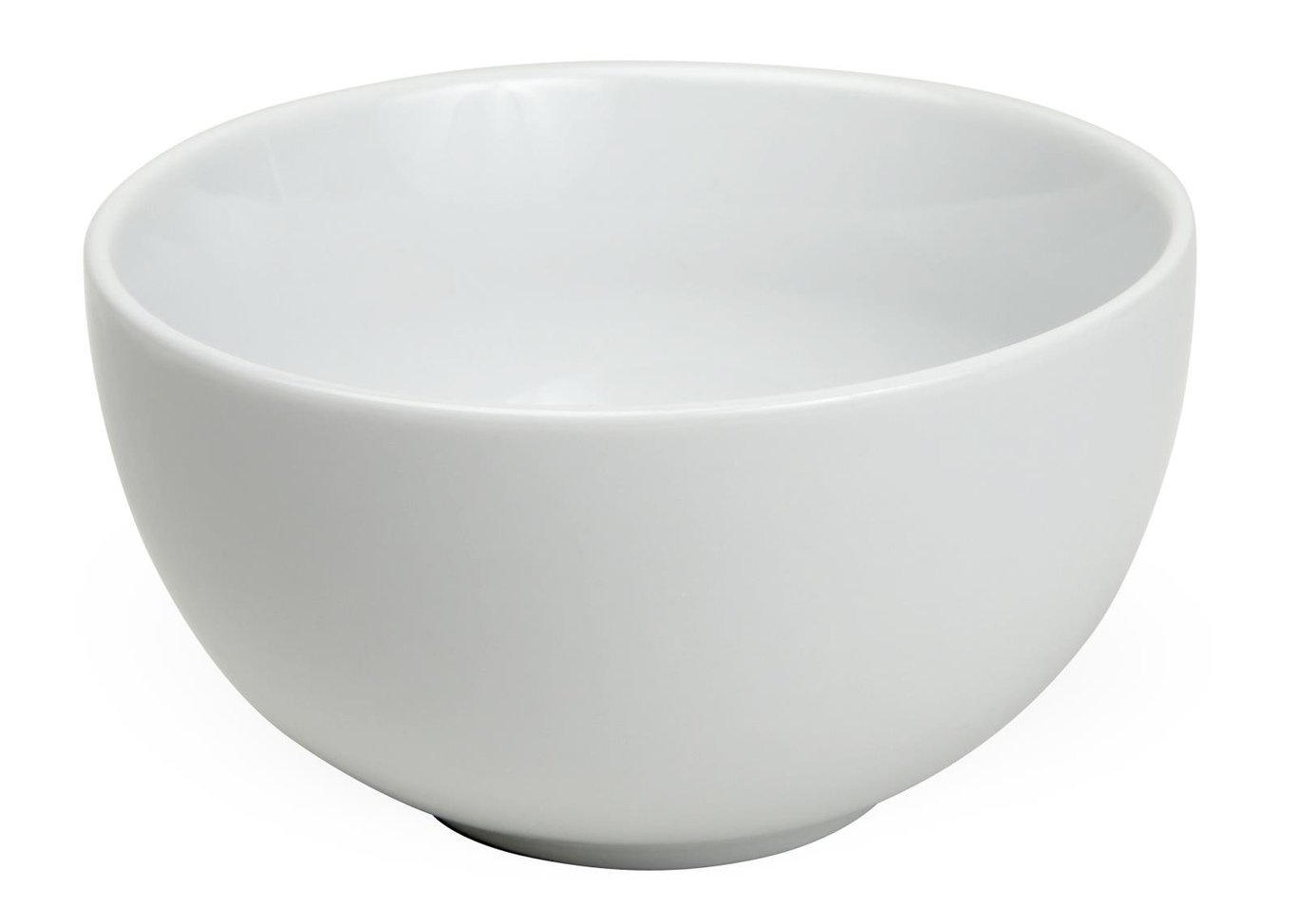 Vit skål med diameter 13 cm