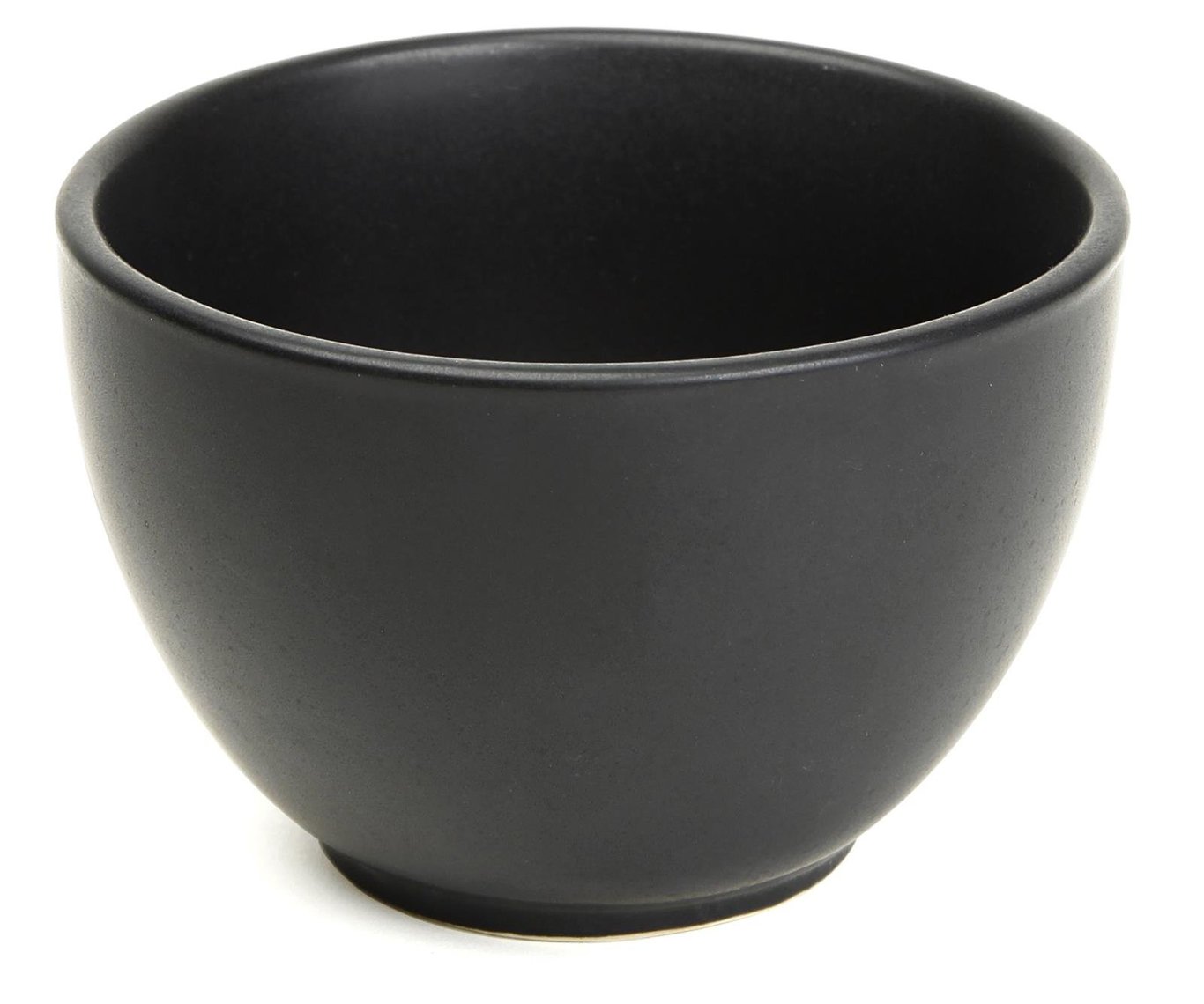 Svart skål Ø8,5cm med slät yta