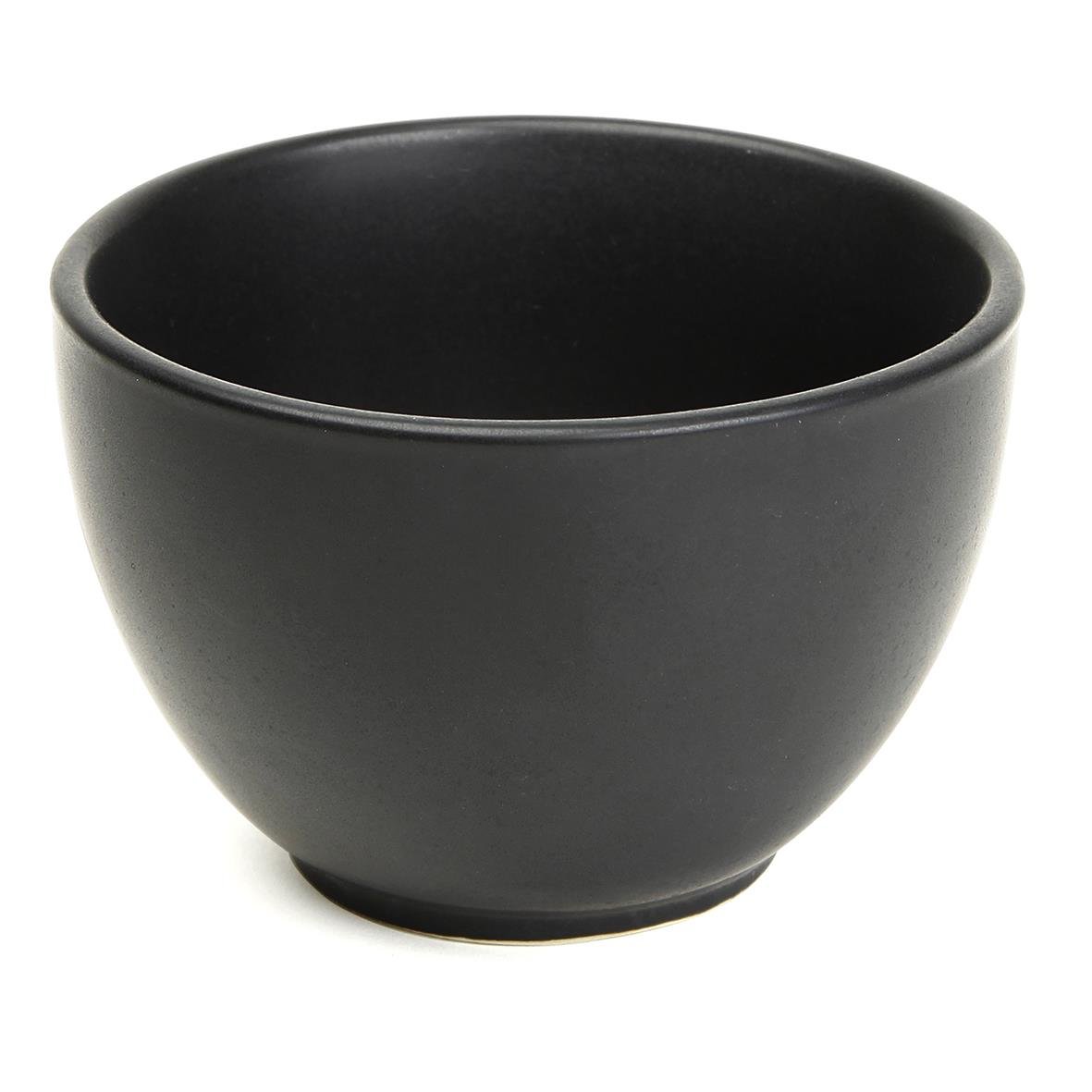Svart skål Ø8,5cm med slät yta