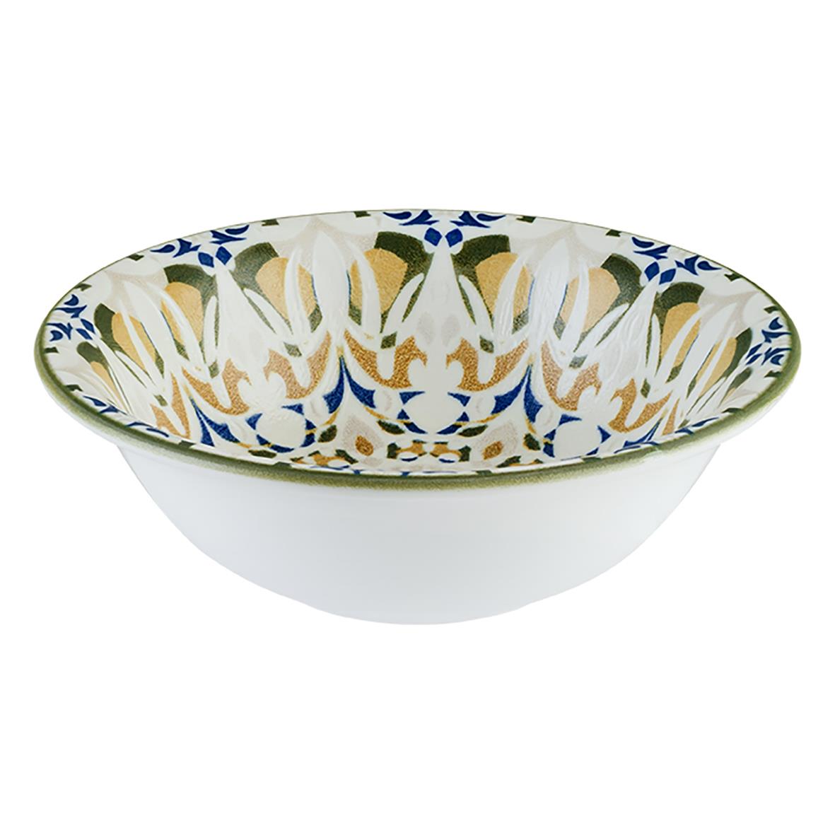 Skål Bonna Tenango Ø16cm med färgglad mönster inuti