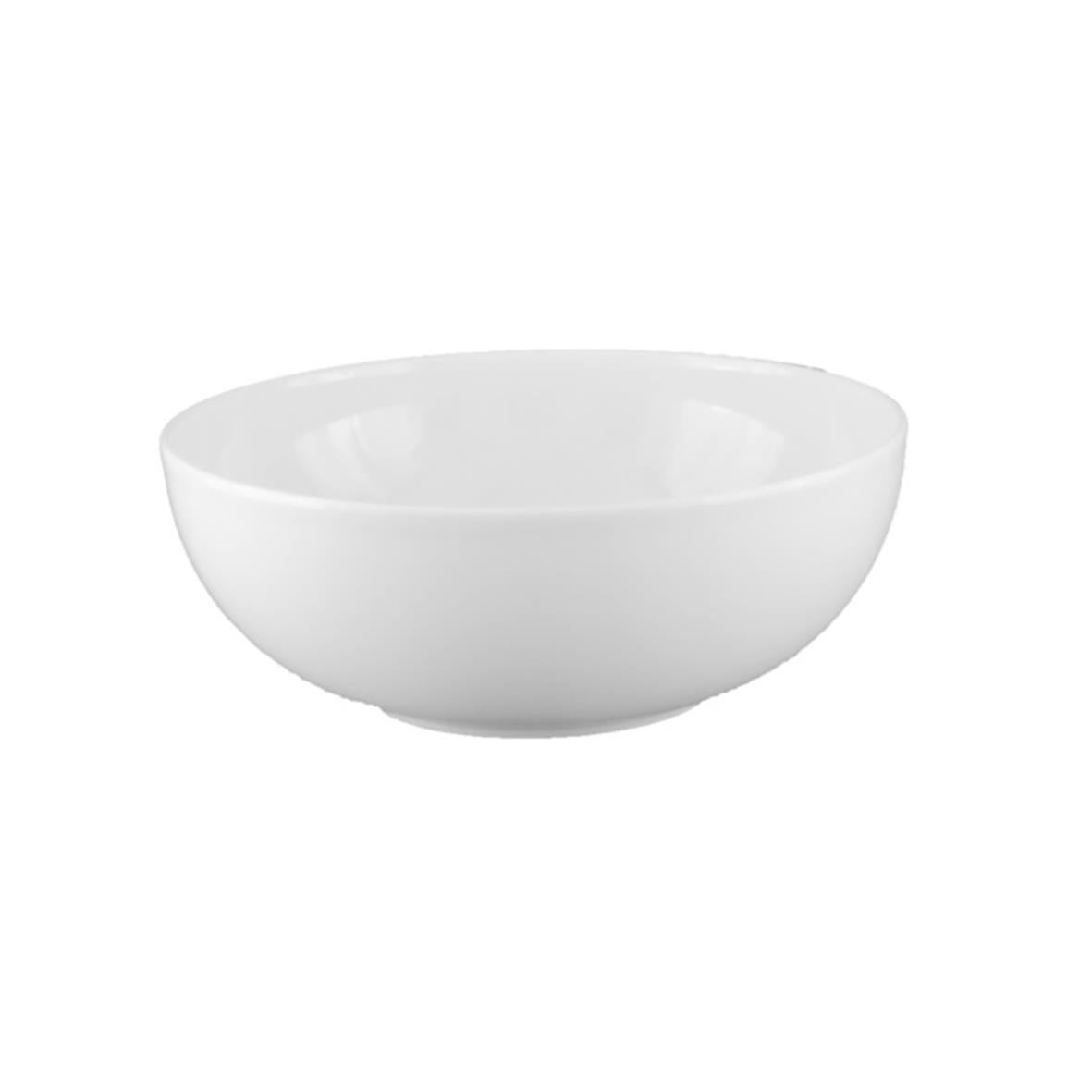 Vit skål Venus med diameter 25 cm och höjd 9 cm, volym 3 liter