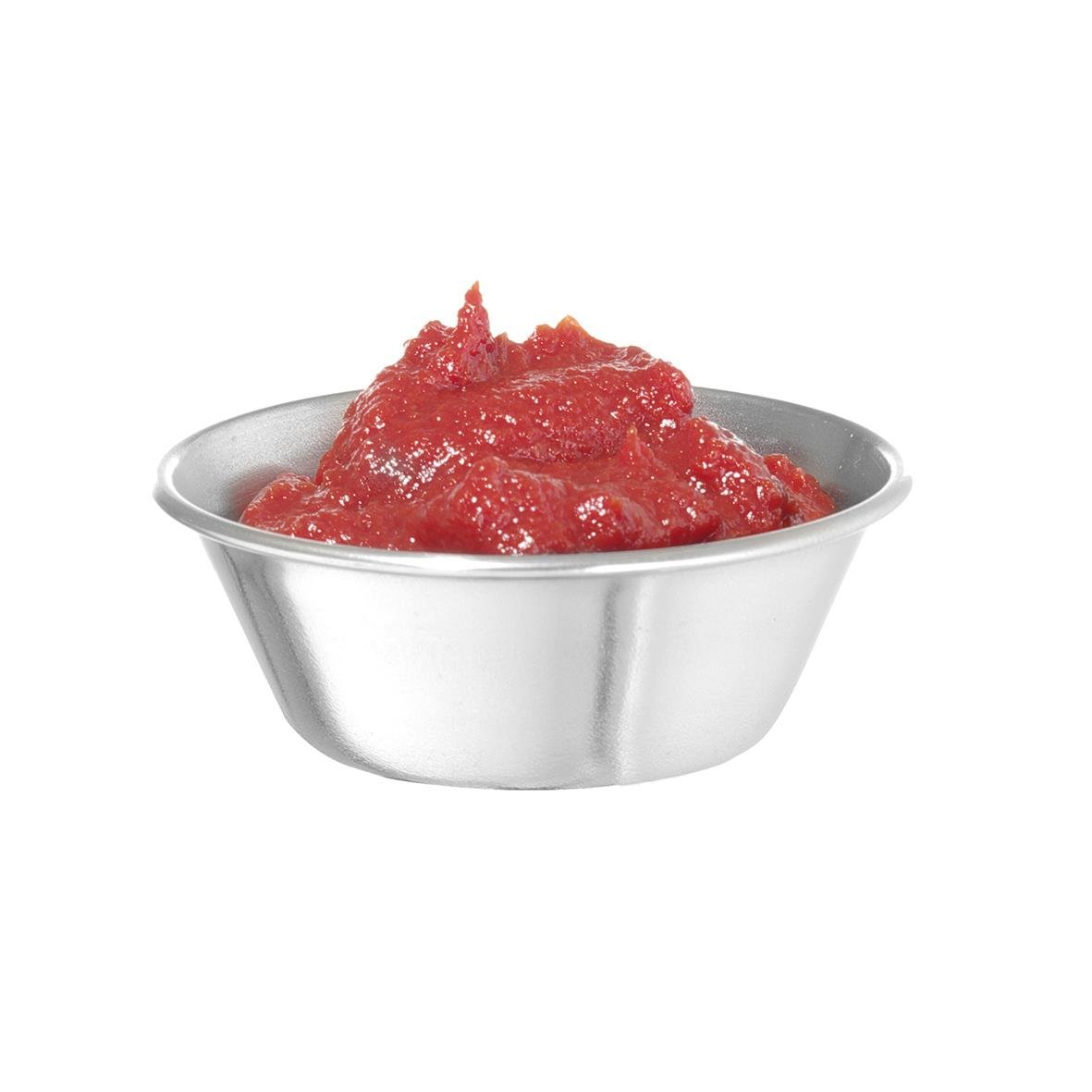 Rund rostfri skål med 7cl innehåll, Ø62x40mm