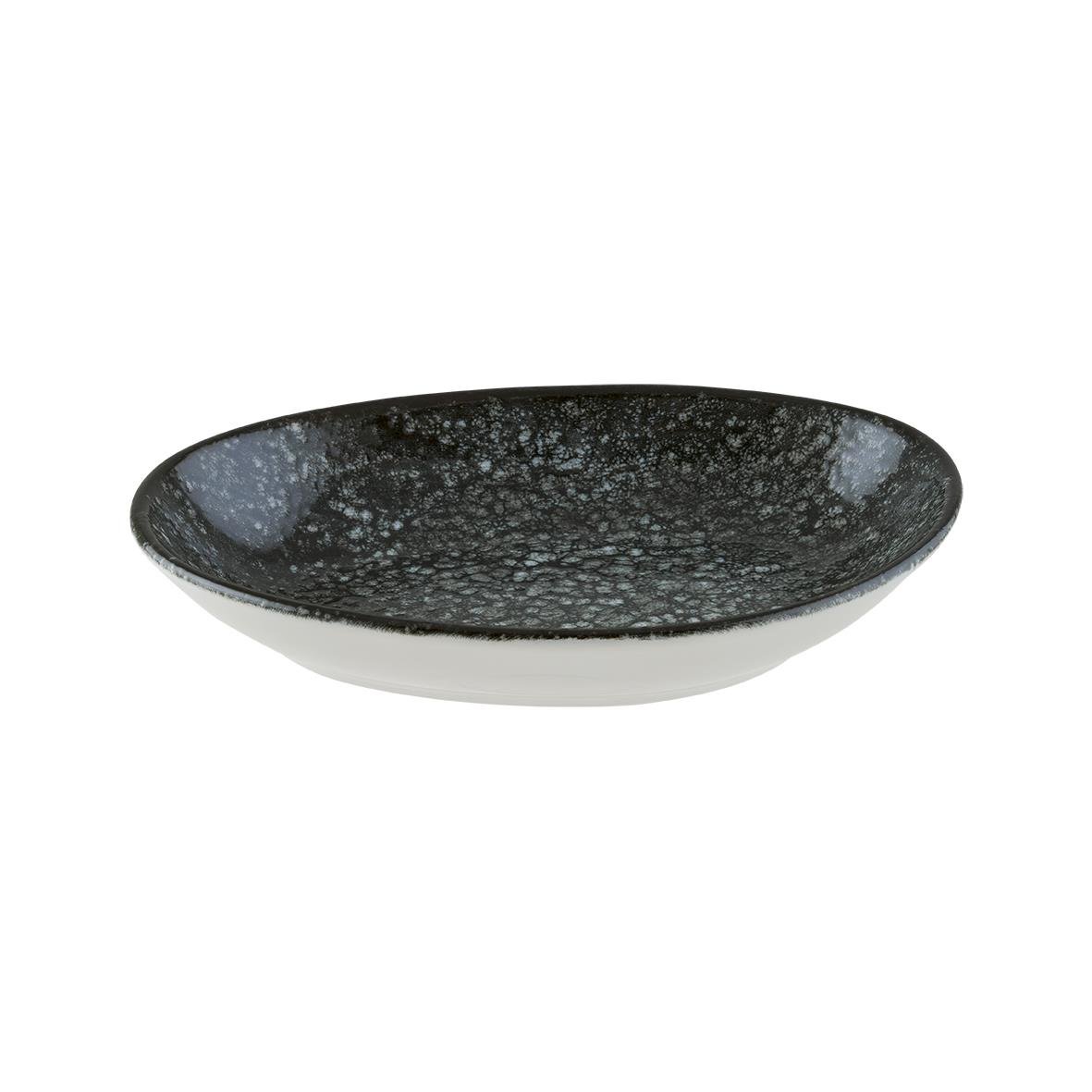 Svart skål Bonna Cosmos med vit speckleffekt, diameter 15 cm