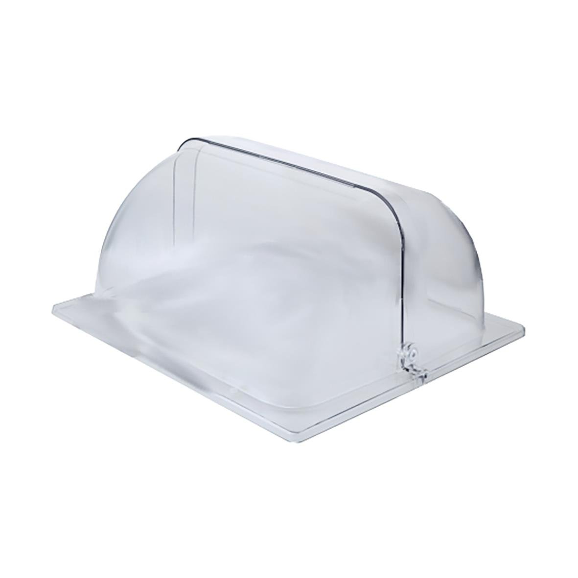 Transparent lockbox med lock och måtten 32,5x26,5x18cm