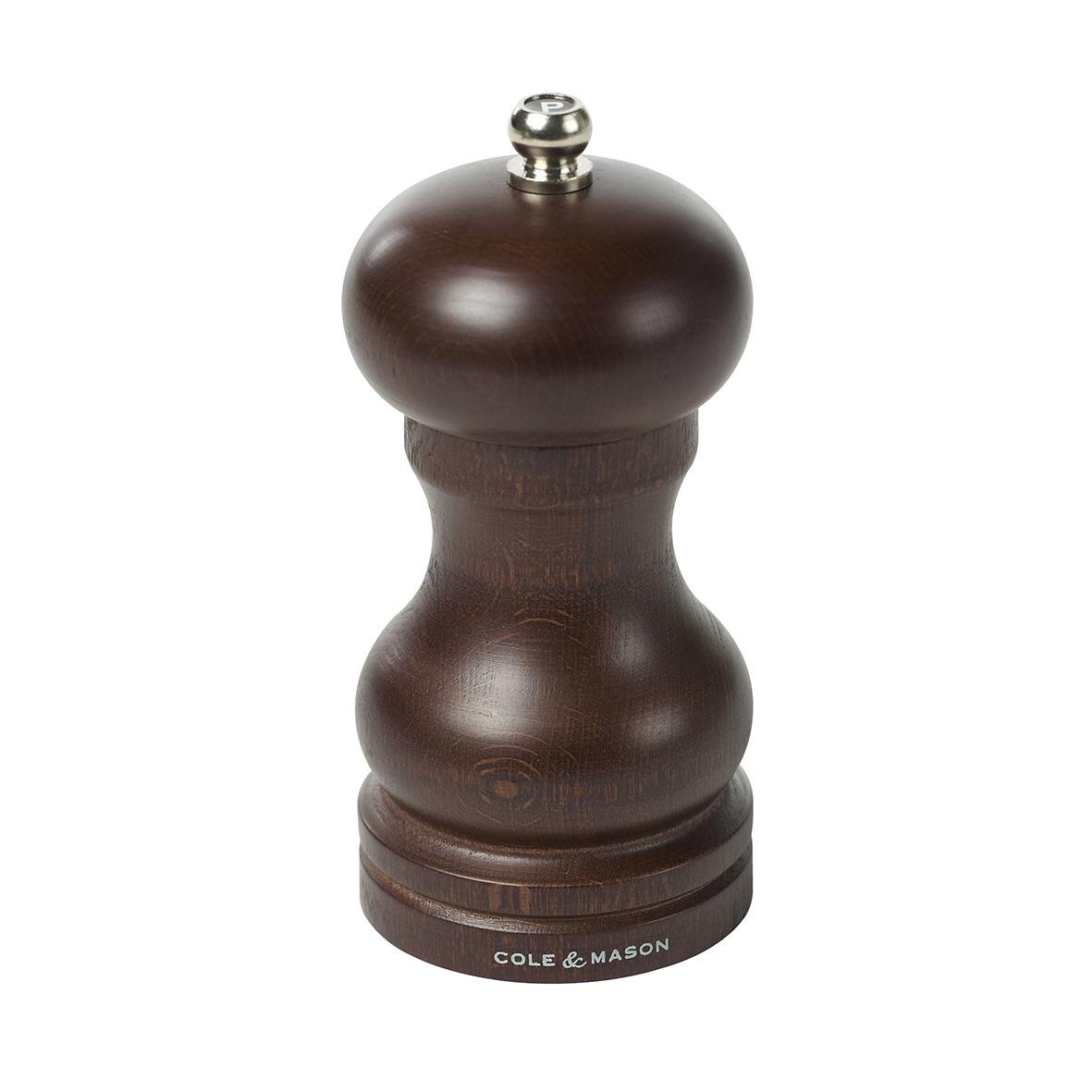 Brun pepparkvarn från Cole Mason, 12 cm hög