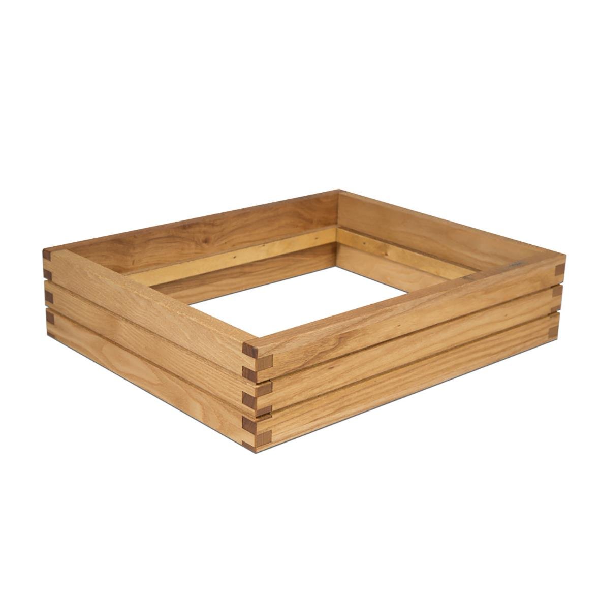 Träram för kylbricka GN 1/2 i linolja, mått 299x84x360mm